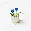 Zibo Vasos de Flores Rosa Esmaltados Novo Estilo Planta Vidro Simulação Flor Eterna Artesanato de Mesa Ornamento Dia dos Namorados Mãe