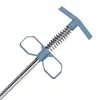 La draga de tubería de inodoro se puede doblar para extender el artefacto de draga de pinza manual de alcantarillado con gancho de agarre para pellizcar la basura del inodoro