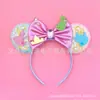 Diadema Tema Bella Durmiente Diadema Orejas de Ratón Bella Durmiente Accesorios para el Cabello Cuernos de Bruja y Dragón Decoración Hechizo de Dormir