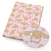 Gatito orejas grandes perro delgado poliéster algodón o tela impermeable elástica de cuatro lados tela para bolsa de patchwork DIY, 1Yc46373