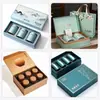 Caja de Té Personalizada Tipo Cajón, Caja de Regalo Dura con Relieve de Papel Kraft, Exquisita Caja de Empaque para Té, Hecha a Medida
