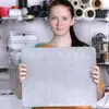 Tabla de planchar de fieltro engrosado de lana de alta calidad, absorbente de humedad, resistente a altas temperaturas, resistente a la fricción, almohadilla de planchar engrosada gris, tablero de aislamiento térmico