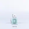 5G15G50G Envase Cuadrado Brillante Crema Plástico Esquinas Redondeadas Caja de Empaque Doble Capa para Mascarilla Botella de Esmalte en Gel Personalización