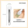 Gecomo Brocha de Silicona Doble Cara para Mascarilla, Paleta Aplicadora y Mezcladora, Brocha para Mascarilla de Cerdas Suaves con Espátula, Herramientas de Belleza al por Mayor
