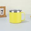 Taza Sencilla Transfronteriza de 14oz Oficina Creativa Termo de Acero Inoxidable 304 Estilo Camping al Aire Libre Taza de Cerveza Portátil