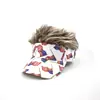 Amazon Transfronterizo Gorro para Peluca Bandera Americana Gorra de Peluca Gorra de Béisbol Moda Personalidad Protección Solar Exterior Gorra de Pico