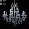 Nuevos Accesorios de Boda Lámpara de Cristal Decoración de Salón de Bodas Decoración de Salón de Cristal Lámpara Acrílica de Múltiples Niveles Candelabro Grande