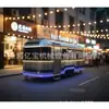 Série Qingfeng Carrinho de Comida Rua Comercial Bebidas Comida Trailer de Acampamento Celebridade da Internet Loja Móvel Carrinho de Lanches com Superfície de Espelho