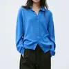Cardigan de Punto de Alta Calidad con Cuello Alto y Solapa, Holgado y Casual, con Cuello de Camisa y Botones, Prendas de Abrigo para Mujer