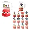 En stock Suministros de decoración para fiesta de cumpleaños temática de Baymax Banner Topper para pastel Banderín Set de globos