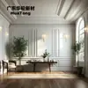 Ventana Multiarco Moderna Lujo Ligero Productos de Yeso Reforzado con Fibra de Vidrio Prefabricados Protección de Pared para Toda la Casa Yeso en Relieve a Prueba de Humedad