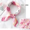 Moda Coreana 2020 Bufanda Pequeña Estampada de Seda Bufanda Cuadrada Pequeña Bufanda Decorativa Profesional para Mujer