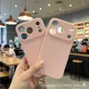 Cubo Rubik Bordes Rectos Carcasa de Material Escarchado Adecuado para Serie Apple Ip17 Agujero Fino Interior Anti-Caídas Funda de Teléfono Móvil de TPU