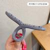 Horquilla para el cabello para mujer, con forma de cuchara trasera, pinza grande para el cabello, accesorios para la cabeza, pinza de tiburón para recogido de nicho de alta calidad, 2024, nueva horquilla