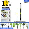 Pértiga telescópica de aleación de aluminio personalizada 1m-10m óxido negro más pintura de pértiga herramientas de jardinería pértiga de extensión Amazon