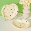Prato Fundo Cor Creme Estilo Francês de Palha, Prato Estilo Ocidental, Prato para Massa, Prato para Salada de Frutas, Prato Doméstico, Prato de Alto Valor