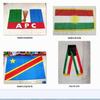 Lenço de cetim bandeira de renda manto de bandeira de cetim manto espalhado por toda parte e bandeiras de malha e outras vendas diretas da fábrica por atacado
