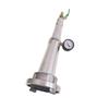 Cabezal de pistola de agua con medición de presión de fuego KY65, dispositivo de prueba de presión, pistola de agua giratoria con manómetro, junta de medición de presión de 2,5 pulgadas