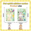 8 Pegatinas Decorativas Impermeables de PVC para Niños, Serie de Animales Africanos de Dibujos Animados Originales, Collage de Cambio de Rostro Rinoceronte Koala
