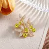 Corsage de Moda Broche Transfronteiriço Broche Borboleta Anti-luz Feminino de Alto Padrão Senso de Alto Padrão Novo Acessório de Corsage de Nicho