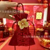Bolsa de doces para casamento de alta qualidade, estilo novo, caixa de presente, caixa de doces especial para segurar na mão, bolsa de tecido, dobrável para casamentos
