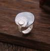 Anillo de Aleación Redondo Geométrico de Esmalte Pintado al Óleo de Venta Caliente Transfronterizo, Anillo Elástico Versátil Moderno y Simple para Hombres y Mujeres