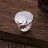 Venta Caliente Transfronteriza Esmalte Flor Geométrica Anillo Elástico Moda para Mujer Alto Sentido Anillo de Aleación Rosa