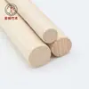 Venta al por mayor del fabricante Varillas Redondas de Fresno Blanco, Madera de Caucho, Pino, Eucalipto, Madera de Acebo, Haya, Sapele, Palos de Madera Redondos de Palo de Rosa
