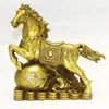 Cavalo de Bronze Bolsa da Sorte Ornamento de Cavalo de Latão Decoração de Metal para Escritório Cavalo Cavalo de Bronze