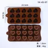 Molde de Silicone para Chocolate Desenho Animado Multiestilo Transfronteiriço Números e Letras Molde de Assar DIY Molde para Fudge Cubo de Gelo