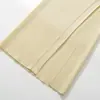 Vestido Sexy Bodycon de Verano Ajustado de Longitud Media con Cuello Redondo, de Botones, Abertura y Tirante de Punto para Mujer