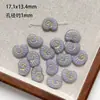 Cuentas de vidrio checo vintage de Praga, multicolor, agujero recto, para cadena de teléfono hecha a mano DIY, cuentas para abalorios