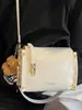 Nova Bolsa Quadrada Pequena para Mulheres da Primavera de 2026, Bolsa de Ombro Único Transversal, Bolsa de Mão, Fashion e Simples, Estilo Japonês e Coreano, Casual, Cor Sólida, Elegante