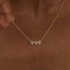 Collares más vendidos en Europa y América, Lujo accesible y Pendants de Zirconia Brillante con Forma de Copo de Nieve a la moda, Collares Personalizados para Clavícula de Mujer, Joyería Popular