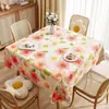 Mantel Estilo Pintura al Óleo Vintage Modelo Nuevo 2025 Lujo Ligero Gama Alta Impermeable Resistente al Aceite Antideslizante Lavable para Mesa de Comedor y Mesa de Café