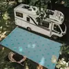 5*8 pés/9*12 pés Tubo de PP Tecido Estoque Pronto Equipamento de Camping Tapete para RV ao Ar Livre Tapete para Jardim Gramado Piquenique