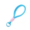 Nuevo Cordón Tejido a Mano Juguete Muñeca Bolso Llavero Antiperdido Correa de Muñeca Cordón para Teléfono Dopamina