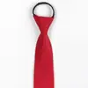 Corbata Vestido de Hombre Profesional Negocios Negro Corbata de Mano Liso Corbata de Traje Novio Padrino Boda Rojo Cierre