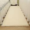 Alfombra de Pelo de Conejo para Sofá de Mesita de Noche al por Mayor Alfombra para Habitación de Niños Baño Felpudo de Entrada Silla de Café para Escritorio de Computadora Alfombra de Piso de Pelo de Conejo Sintético