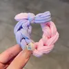 Anillo Grueso Trenzado para el Cabello para Niños Lindo Color Dopamina Caucho Tendón Diadema Cola de Caballo Bola para el Cabello Accesorios para el Cabello
