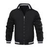 Chaqueta informal de moda 2023 para hombre, directa de fábrica de Amazon, chaqueta deportiva de primavera y otoño de color sólido, ropa para hombre