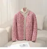 Roupas de Casa Florais para Outono e Inverno Jaquetas Acolchoadas de Algodão Tops e Jaquetas para Mulheres de Meia-Idade Forro Interno Jaquetas Pequenas Acolchoadas de Algodão Jaquetas Curtas Acolchoadas de Algodão Slim