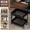 Estantería de Almacenamiento con Carrito Pequeño de Segunda Mano, Organizador de Snacks de Pie, Estantería Plegable, Mesita de Noche, Mesa Lateral para Sofá, Mesa de Centro