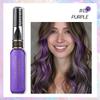 Tinta de Cabelo Transfronteiriça, Creme de Tinta de Cabelo Lavável de Sete Cores, Caneta de Tinta de Cabelo Temporária Descartável, Creme de Tinta para Sobrancelhas Multifuncional de Cor da Moda