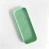 Tapete de Drenagem Transfronteiriço, Porta-Copos de Chá, Suporte para Sabonete, Tapete de Isolamento Térmico para Cozinha, Caixa de Sabonete, Bandeja de Armazenamento, Dobrável e Portátil