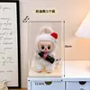 Caixa de Exibição Labubu Caixa Surpresa Transparente Suporte de Exibição para Armazenamento Adequado para Vitrine de Exibição de Figuras Labubu Pop Mart