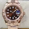 Rolex 126622 Gris Luminoso Calendario Correa de Caucho 40mm Automático Mecánico Reloj de Lujo para Hombre