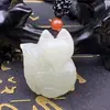 Colgante de Guanyin de Jade Blanco Grado Hetian Xinjiang, Colgante de Jade, Placa de Jade, Adorno de Jade, Colgante de Guanyin de Jade Afgano