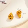 Estilo chino antiguo chapado en cobre dorado oro real 18k pulsera de cadena extendida con gota de aceite cadena de conexión accesorios DIY