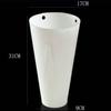 Zhuoxian Material para Flores Tubo Flecha de Sorvete Papel de Embrulho de Flores Material Floral de Canto Apontado de Ponta Alta Papel de Embrulho de Flores para Buquê de Presente